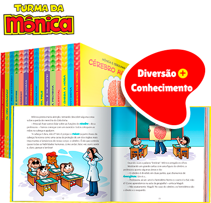 COLEÇÃO TURMA DA MÔNICA E O CORPO HUMANO